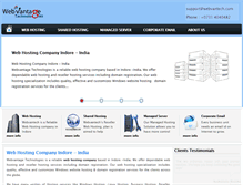 Tablet Screenshot of hosting.webvantech.com